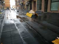 Impermeabilización Calle en Torrijos (Toledo).<br>Impermeabilización de calle. Lámina asfáltica